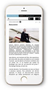 application iPhone webmagazine