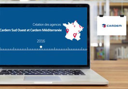 Logotype Animation en motion design pour la société CARDEM
