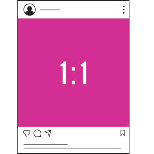 Vidéo format carré sur Instagram